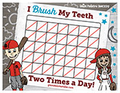 Color Brushing Chart - Pediatric Dentist in Union, Florence, Hebron, Burlington and Northern Kentucky
